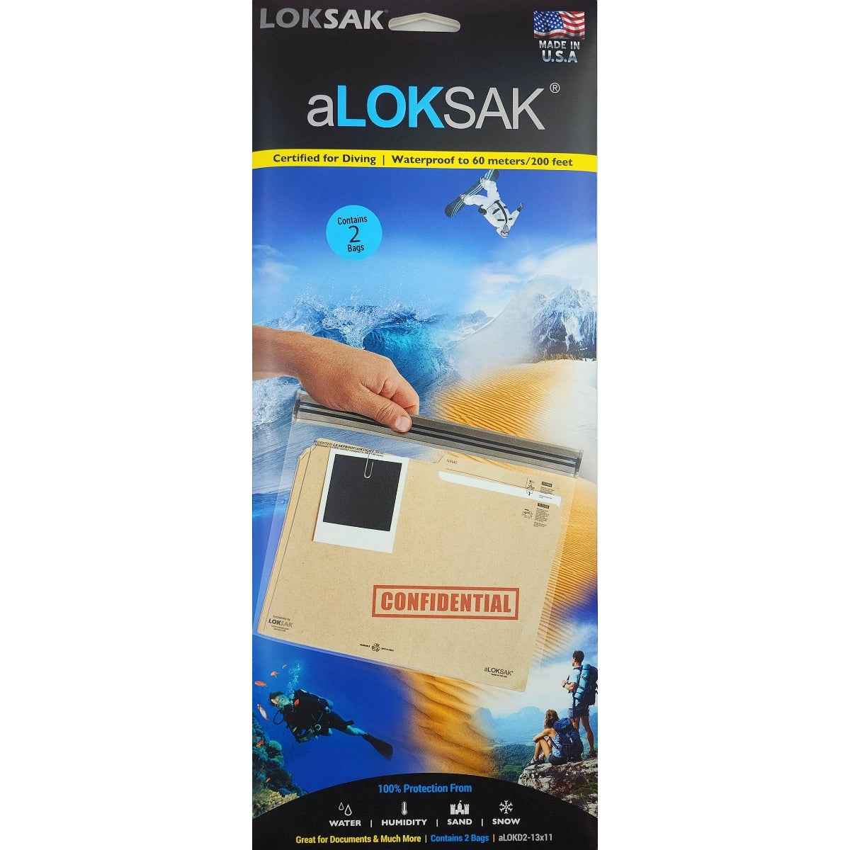 aLOKSAK 13" x 11"