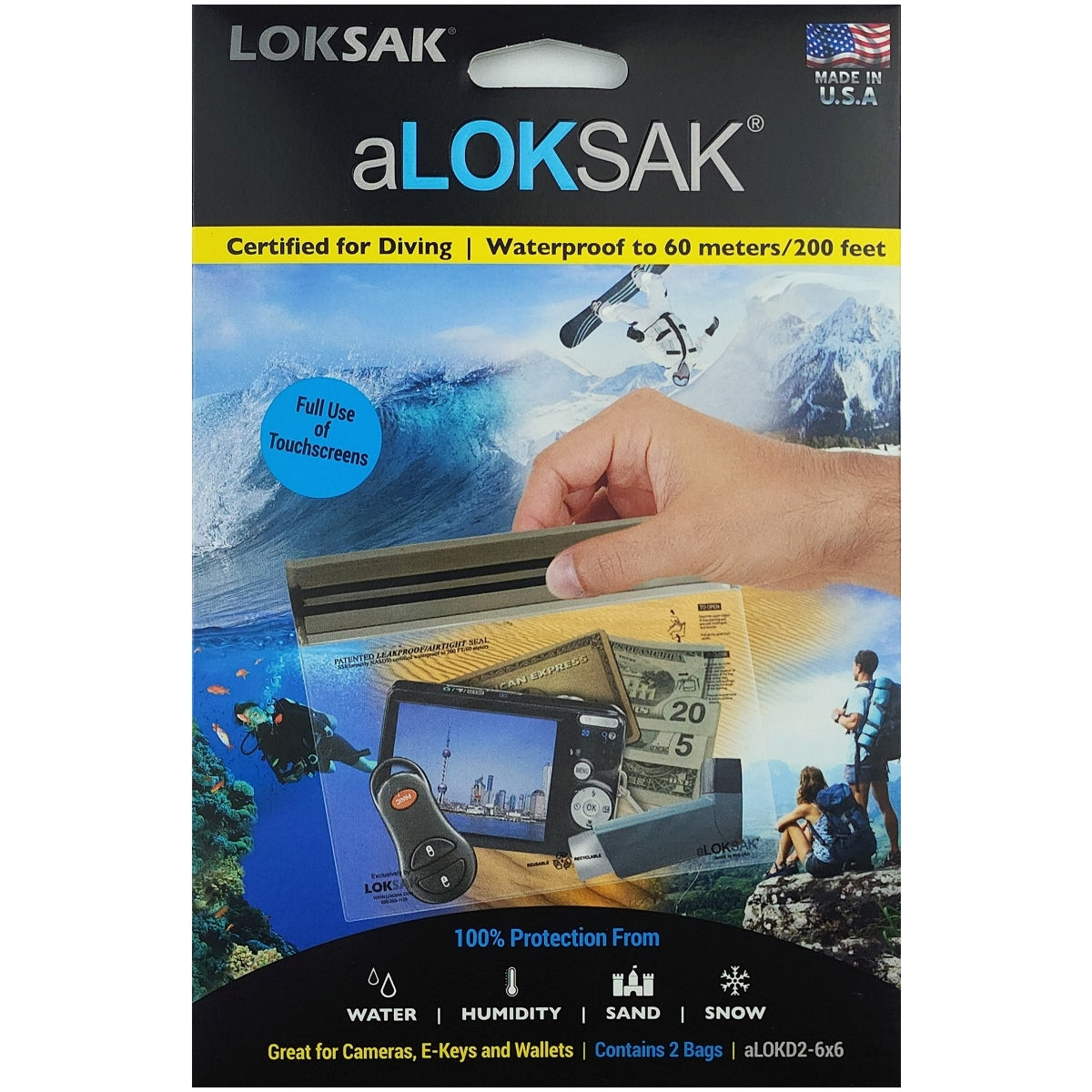 aLOKSAK 6" x 6"