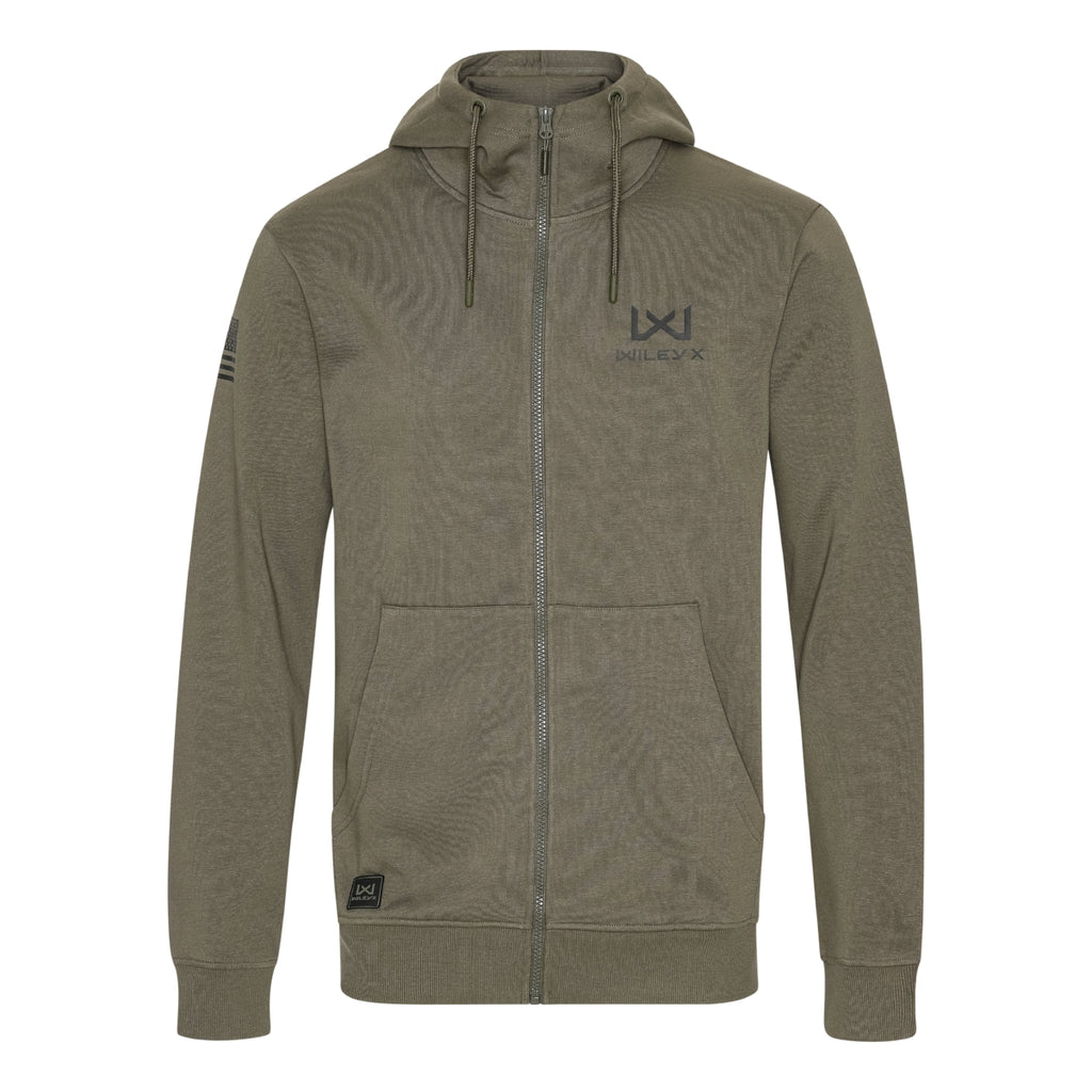 WX URBAN Zip Hoodie Sage Green