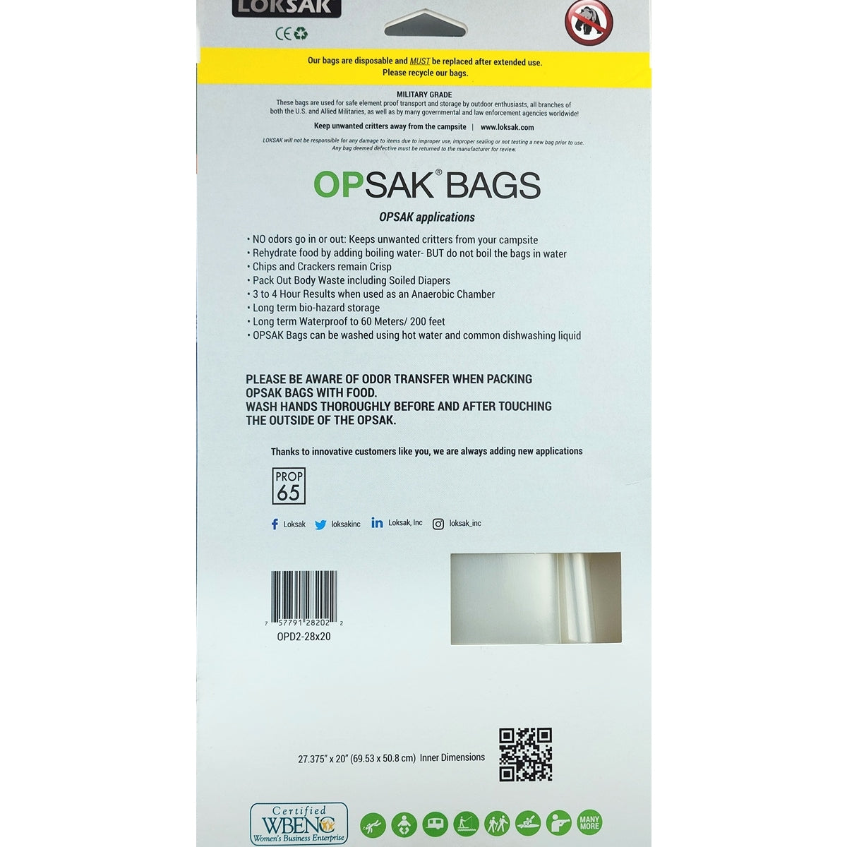 OPSAK 28" x 20" Bag