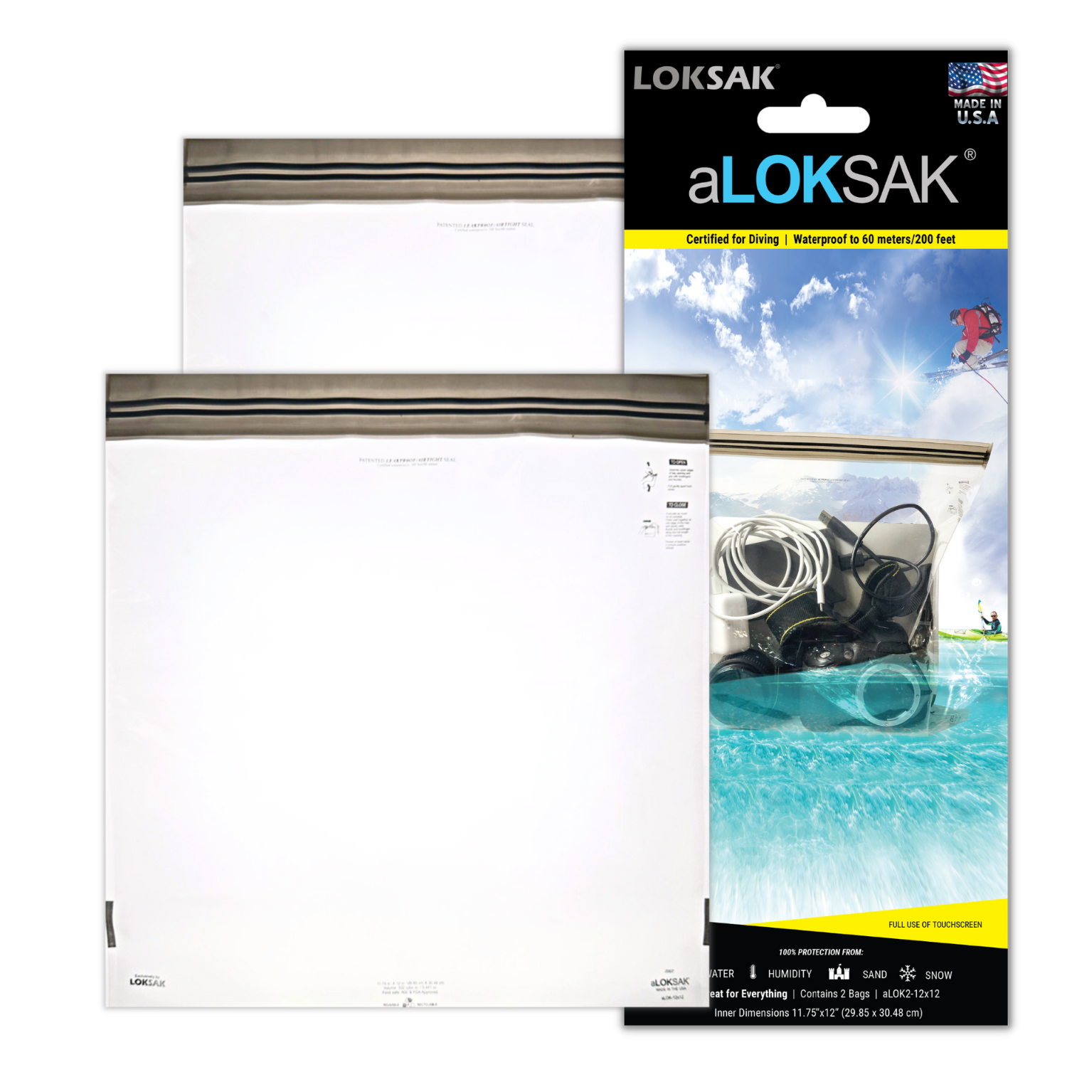 aLOKSAK 12" x 12" (2 pack)