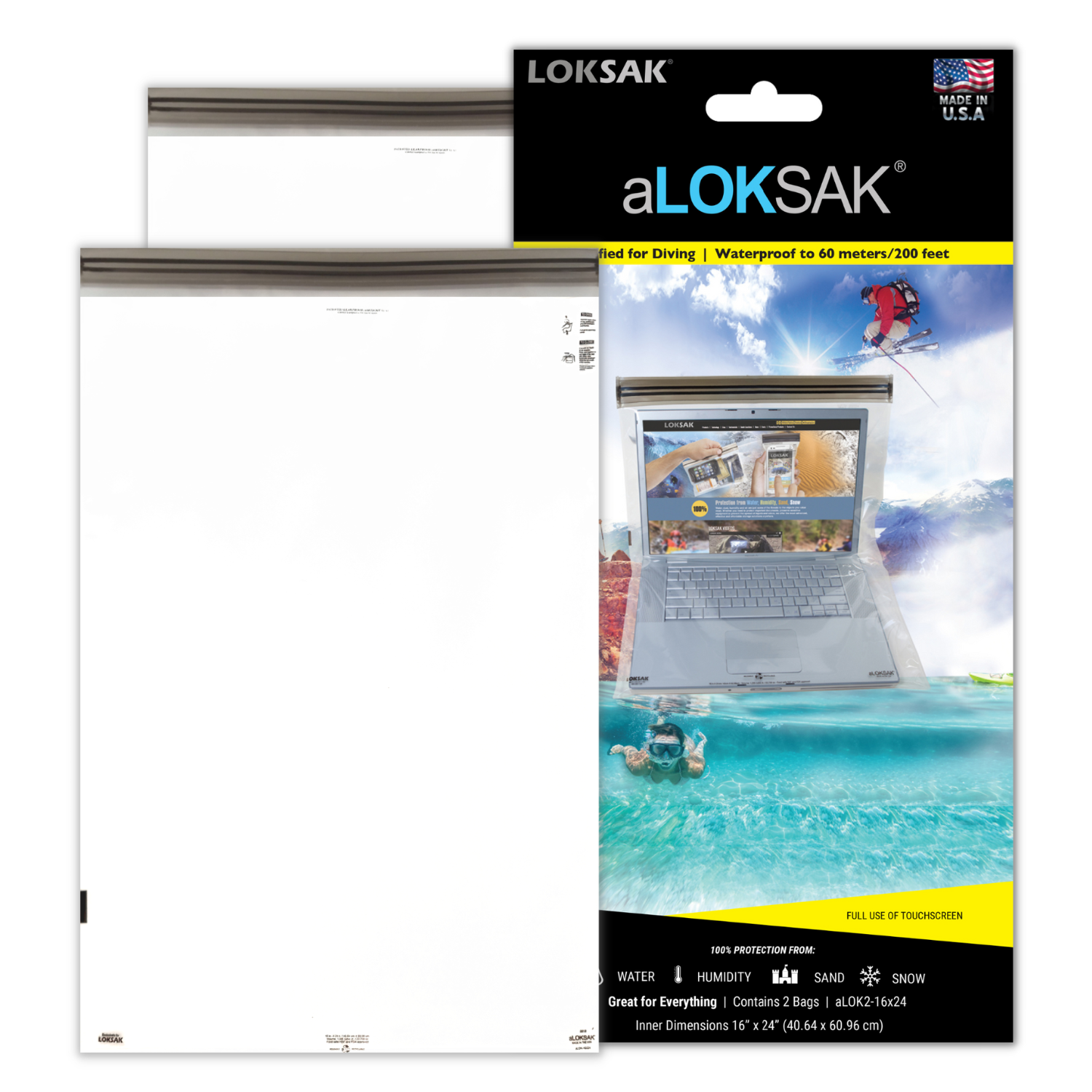 aLOKSAK 16" x 24" (2 pack)