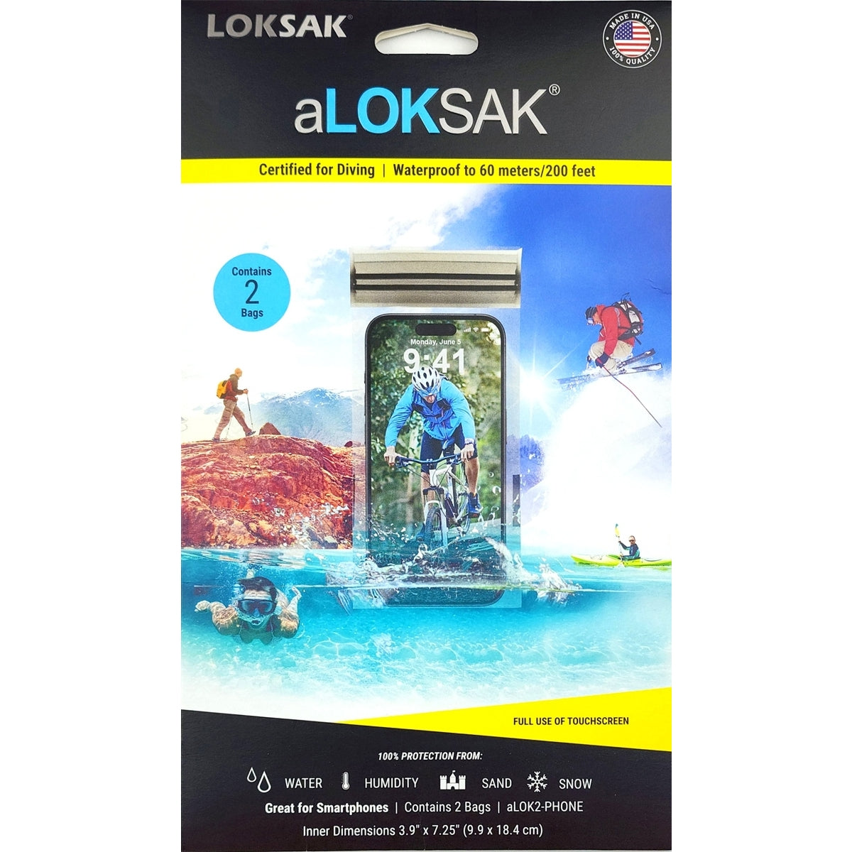 aLOKSAK Phone 3.9" x 7.25"